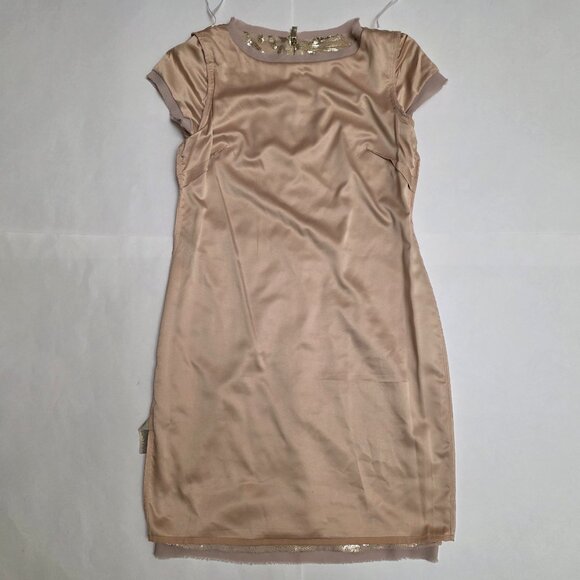 Vince Camuto Sequin Short Sleeve Shift Dress - Picture 13 of 16